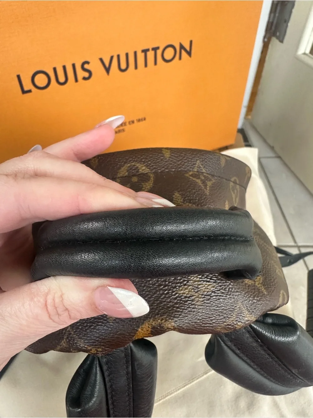 ✨Excellent Condition✨ Louis Vuitton Monogram PM Montsouris Backpack in Brown/Blk